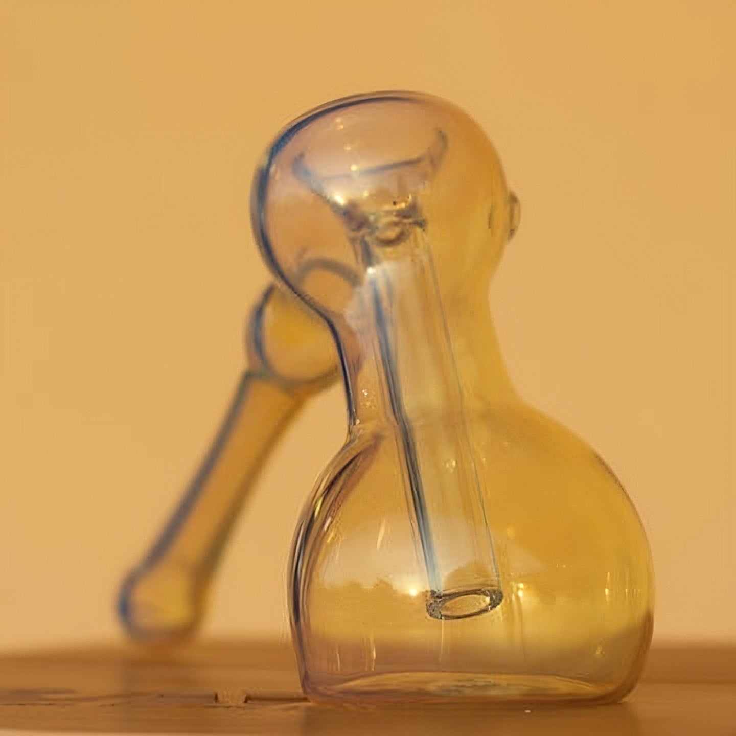 Bubbler Water Pipe 7" Clear Fume By SMG