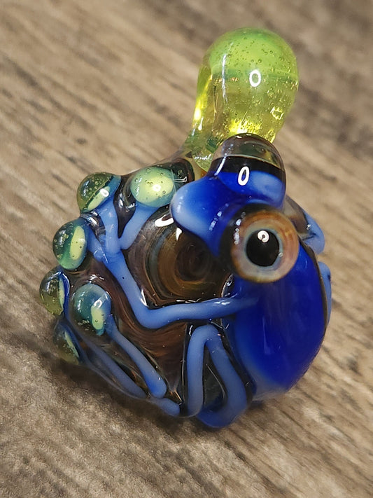 Blue Frog Pendant